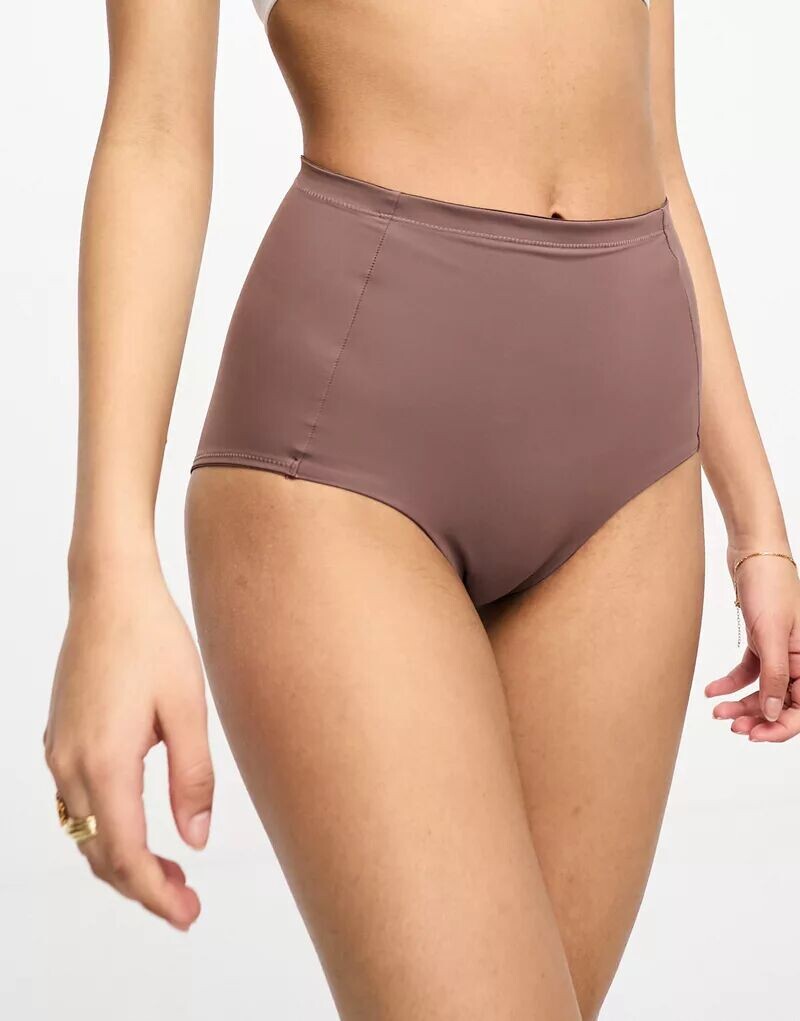 

Lindex – Janelle – трусики средней формы, контурирующие, темно-коричневого цвета