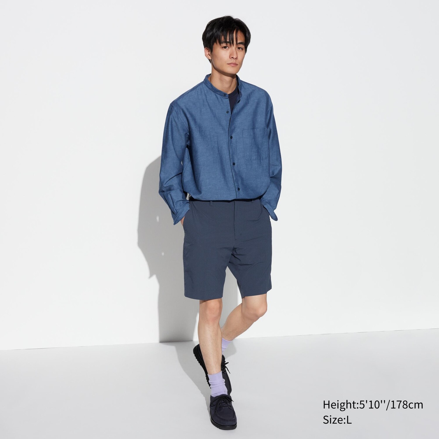 

Шорты airsense с принтом UNIQLO, синий