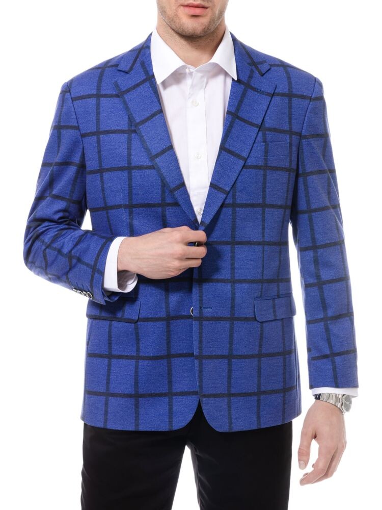 

Спортивная куртка с оконным стеклом Duchamp London, цвет Royal Blue