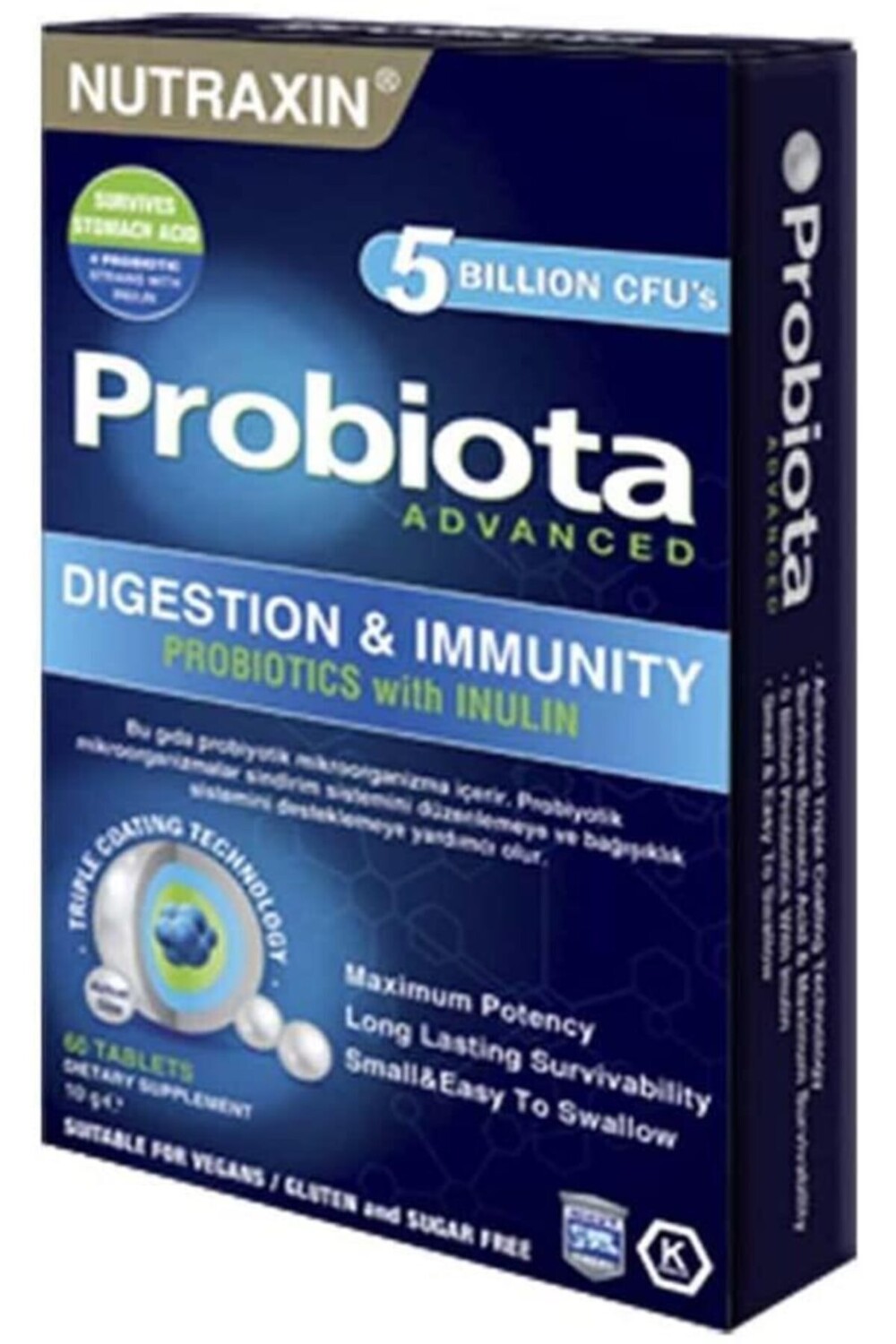 

Nutraxin Probiota Advanced 60 таблеток