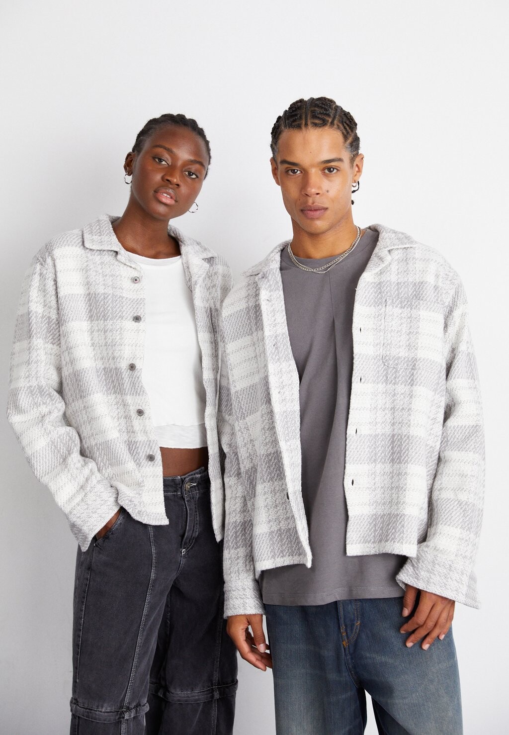 

Рубашка PERCY UNISEX Obey Clothing, серый