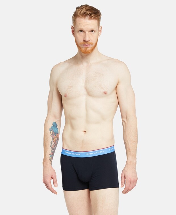 

Шорты-боксеры, комплект из 3 шт. Tommy Hilfiger, лазурный синий
