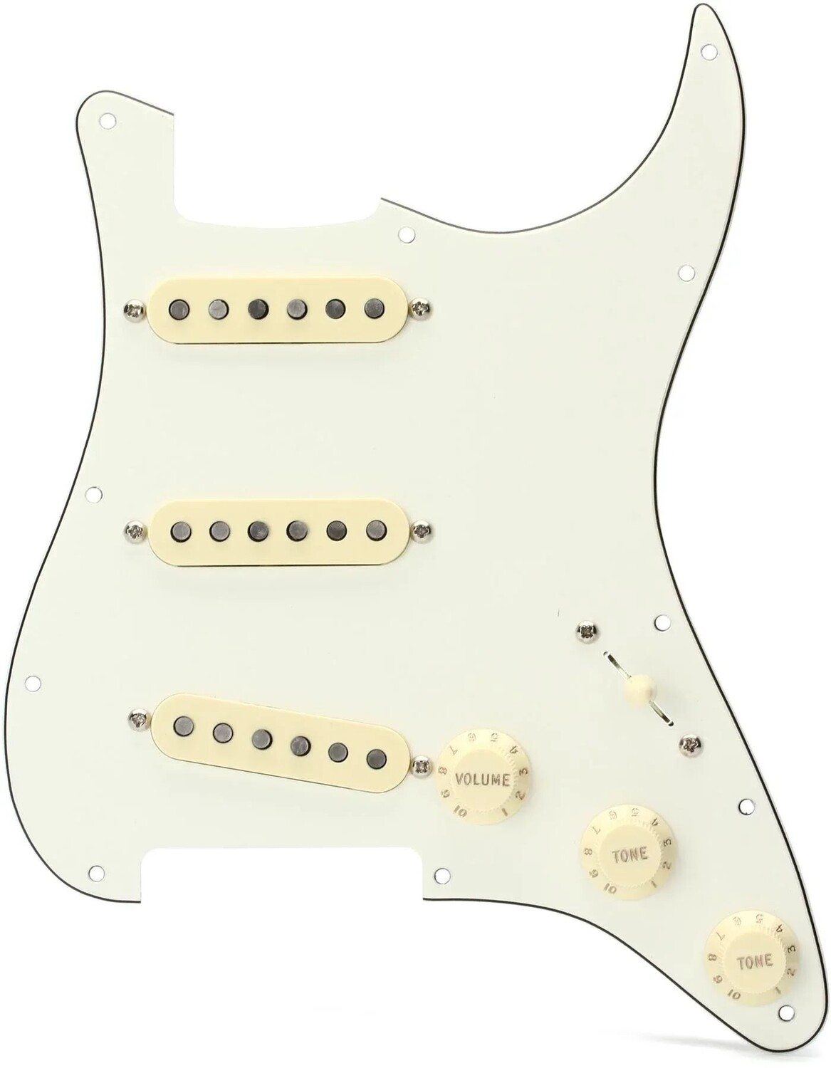 

Накладка Stratocaster Fender Texas Special SSS с проводами — 3-слойная пергаментная