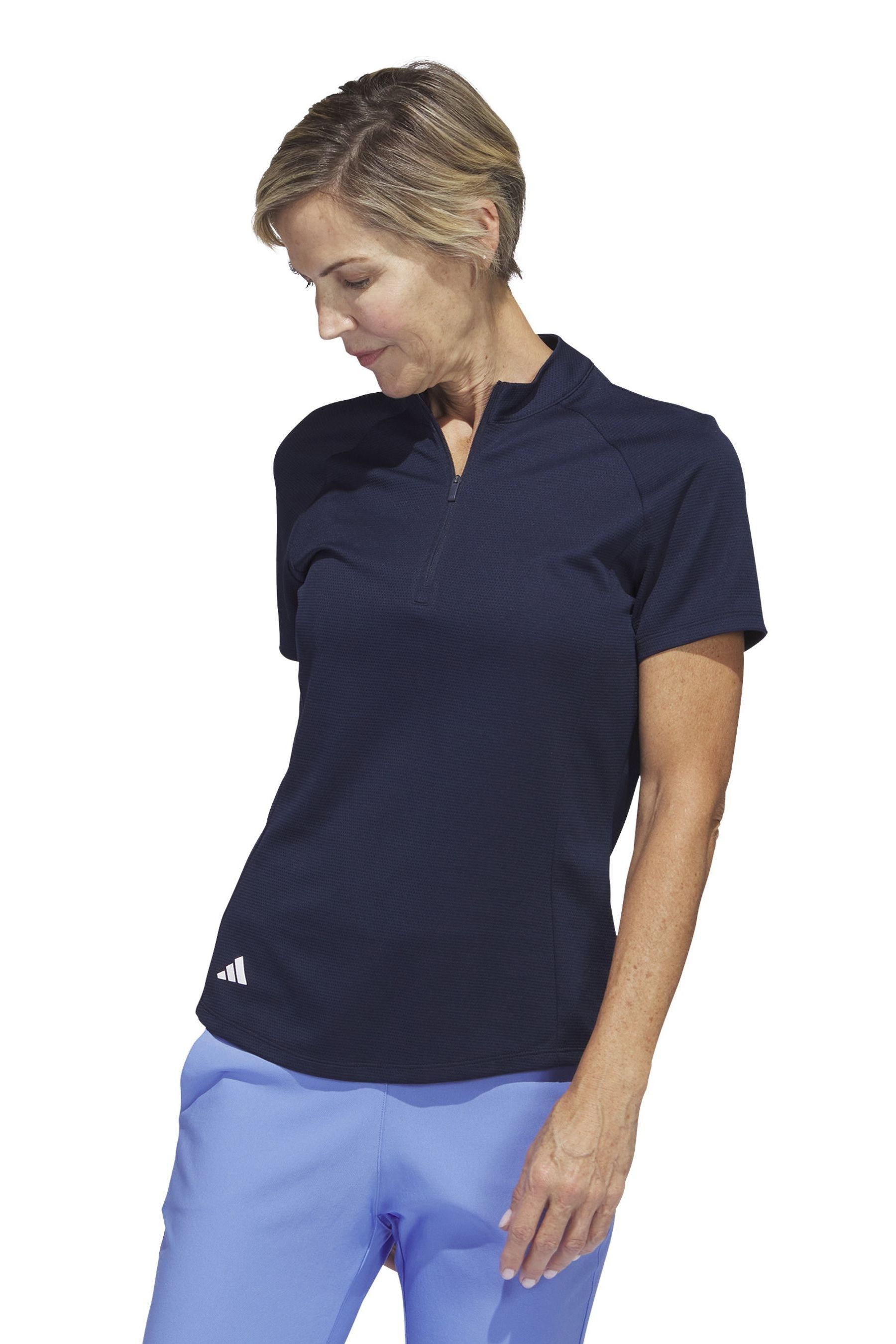 Текстурированная рубашка-поло adidas Golf Adidas Golf, синий
