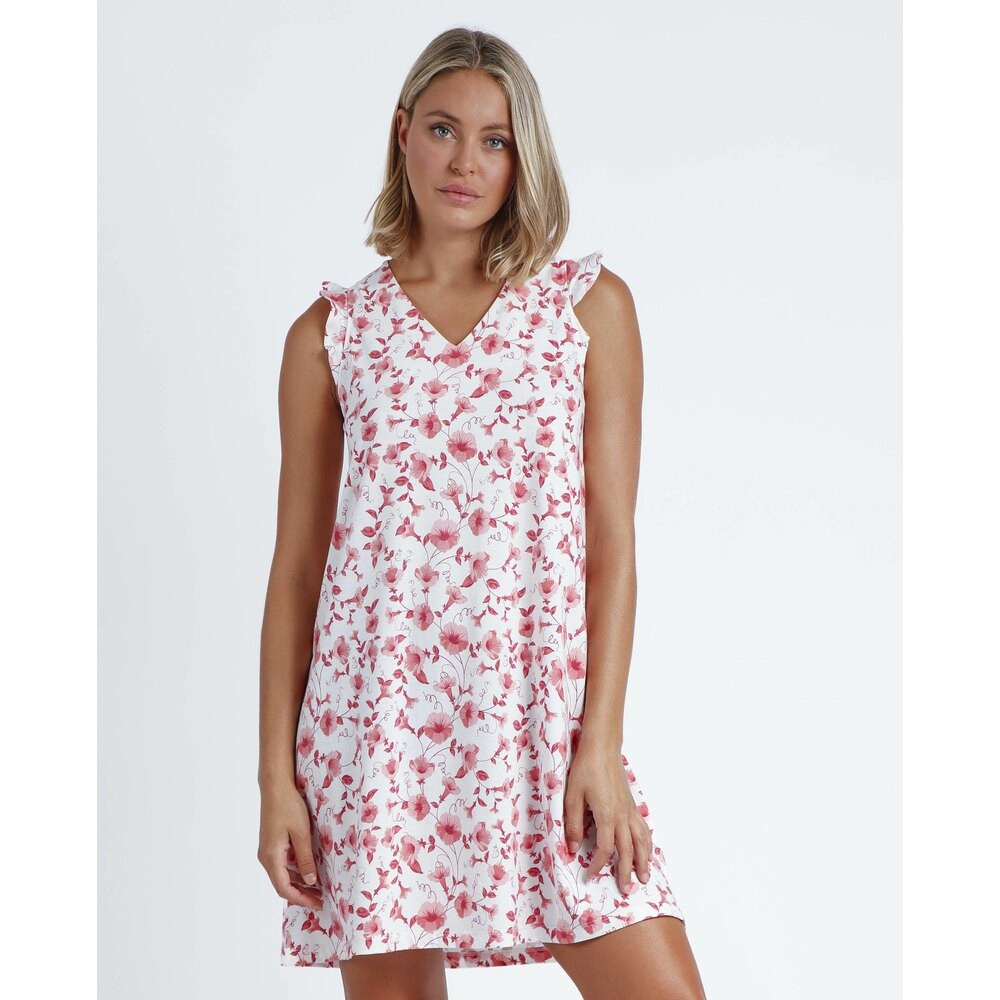 

Пижама Admas Make Up Flowers 61156-0 Dress, красный