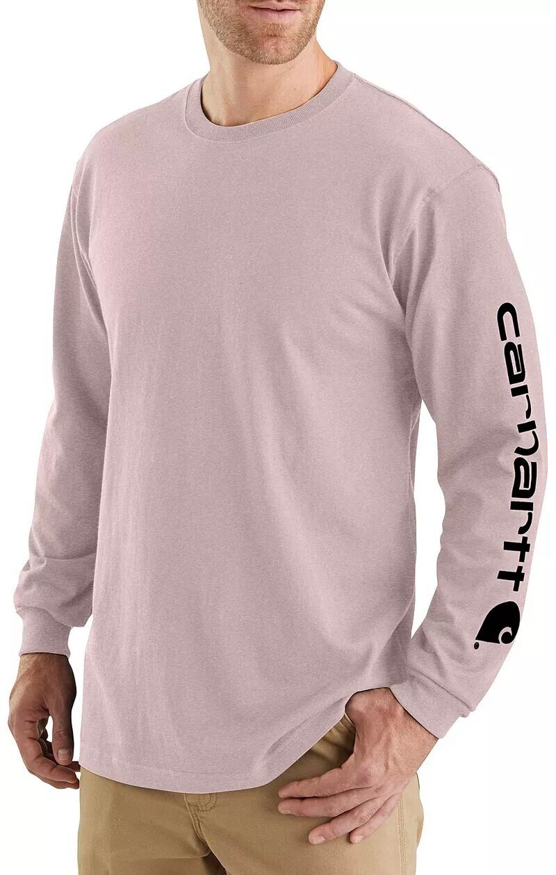 

Мужская рубашка с длинным рукавом и графическим логотипом Carhartt