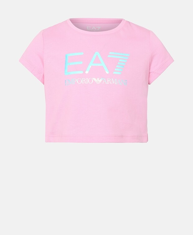 

Футболка EA7 Emporio Armani, розовый