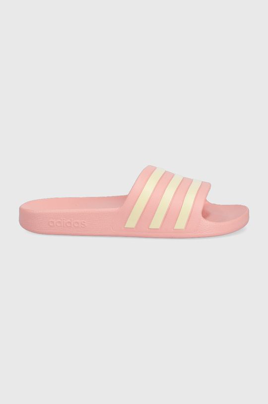 Тапочки-слайдеры бегут к океану adidas, розовый