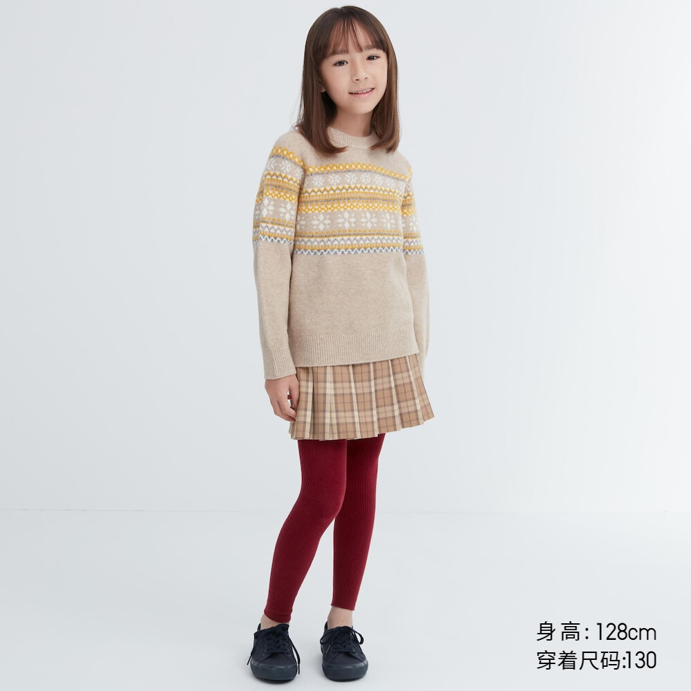 

Колготки Uniqlo Heattech унисекс, красный