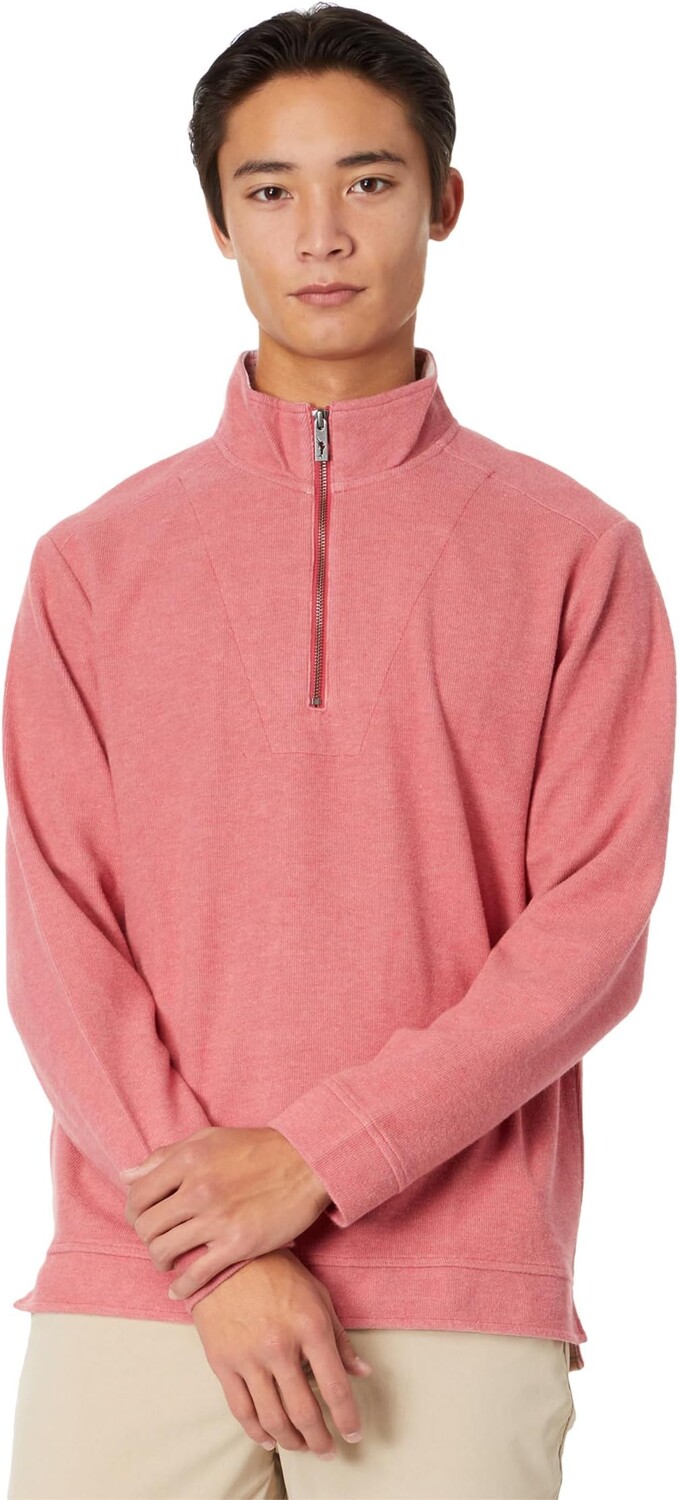 

Толстовка Tommy Bahama Montserrat 1/2 Zip, цвет New Red Sail Heather