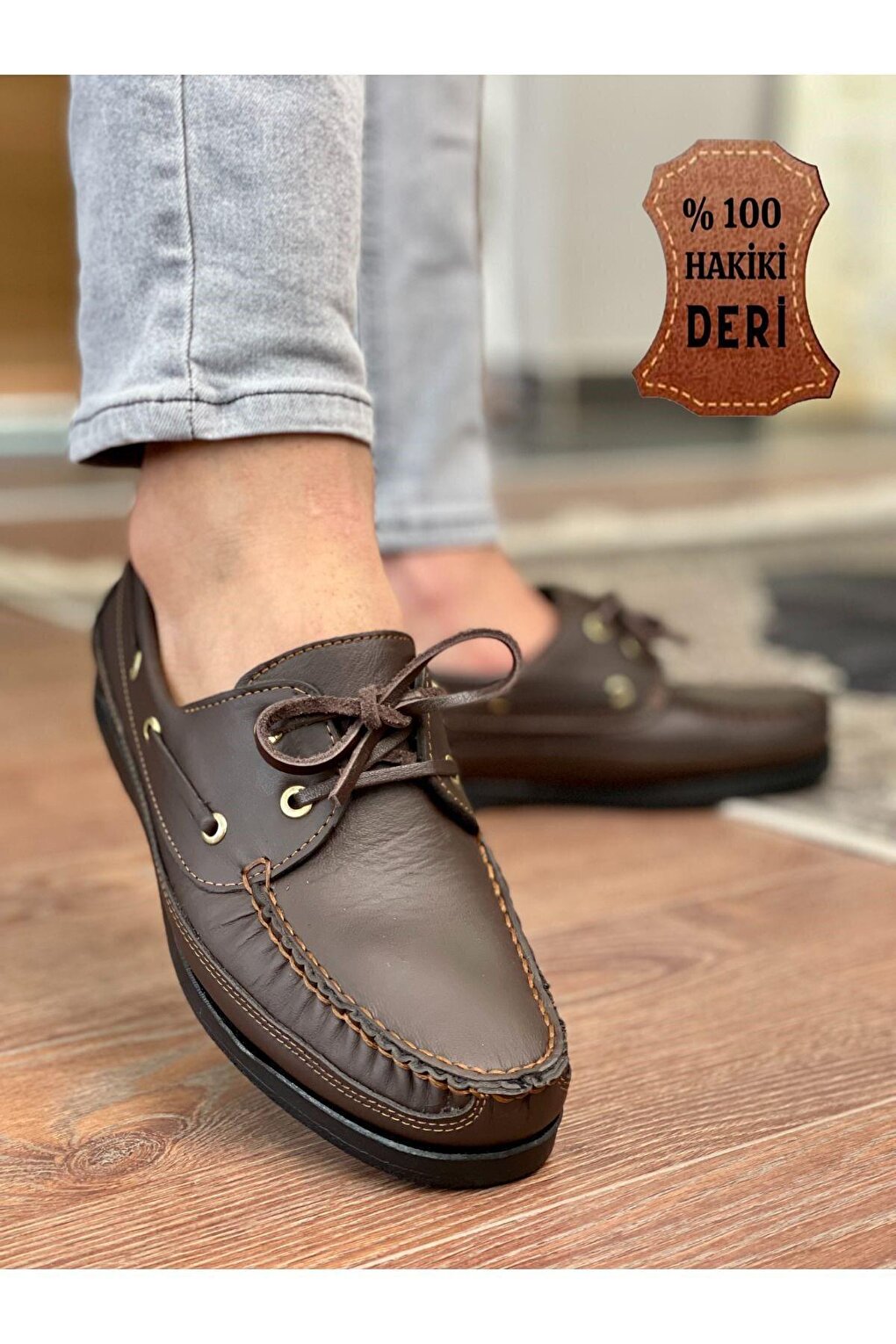 Мужская повседневная классическая повседневная обувь из натуральной кожи Dexter Muggo, коричневый