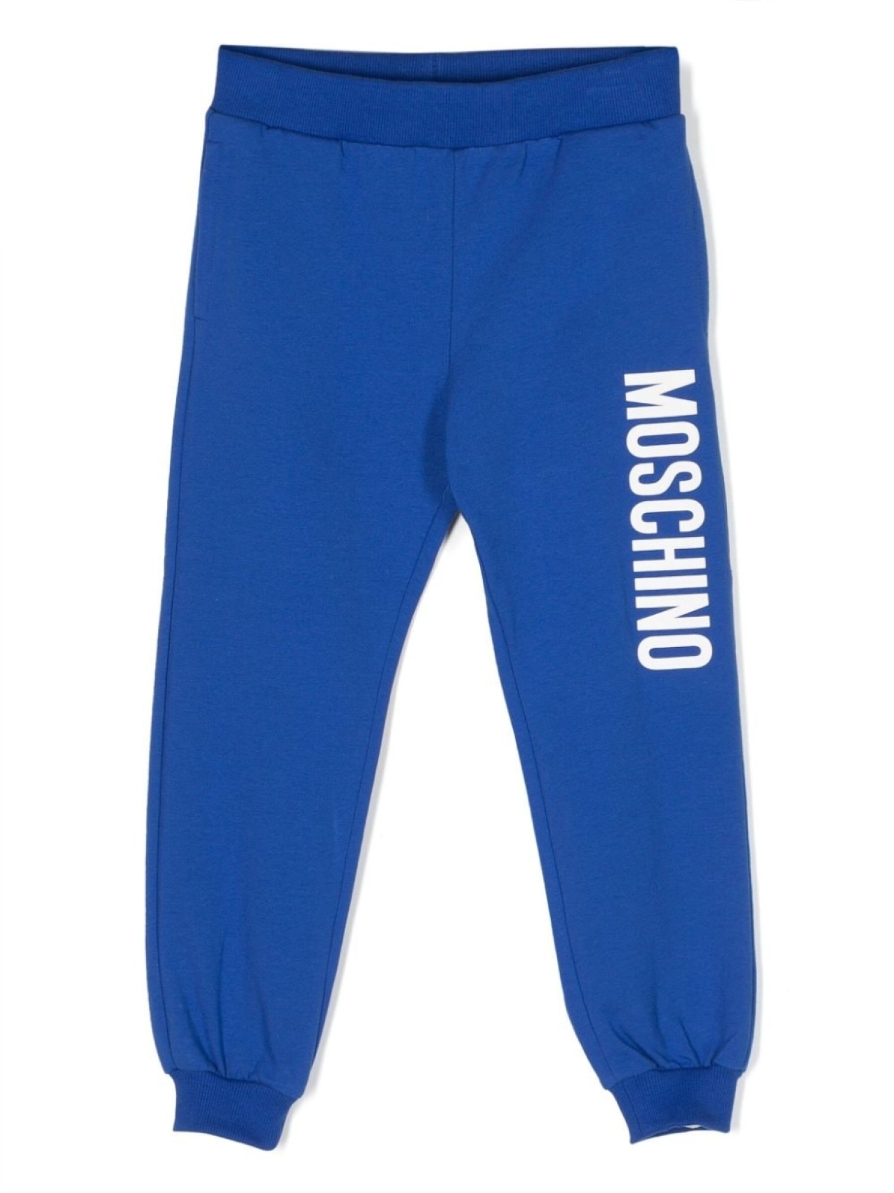 

Moschino Kids спортивные брюки с логотипом, синий