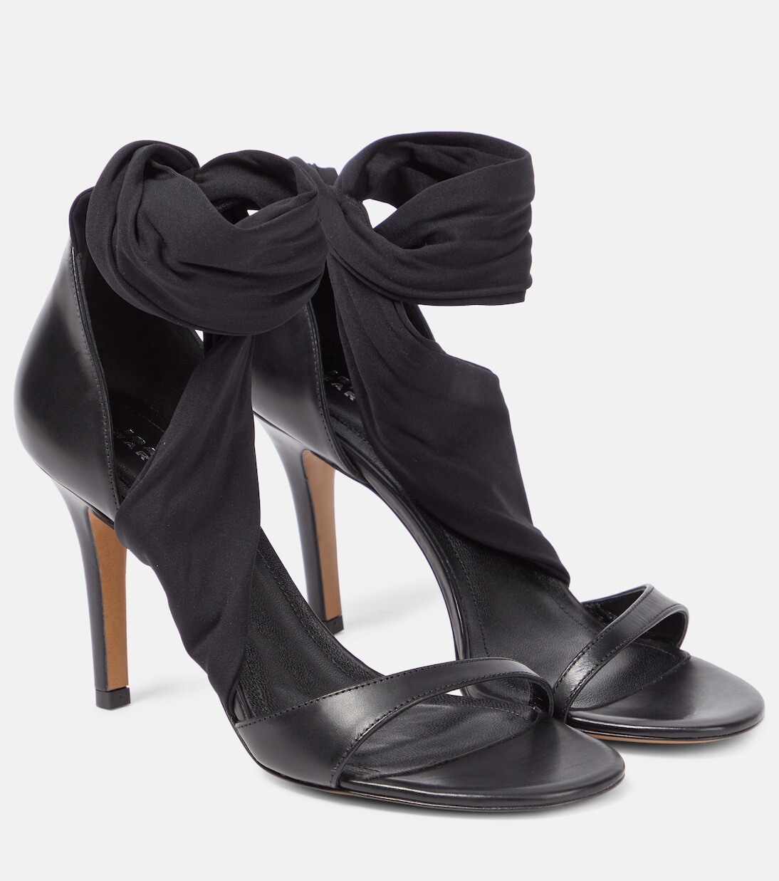 

Кожаные сандалии askja Isabel Marant, черный