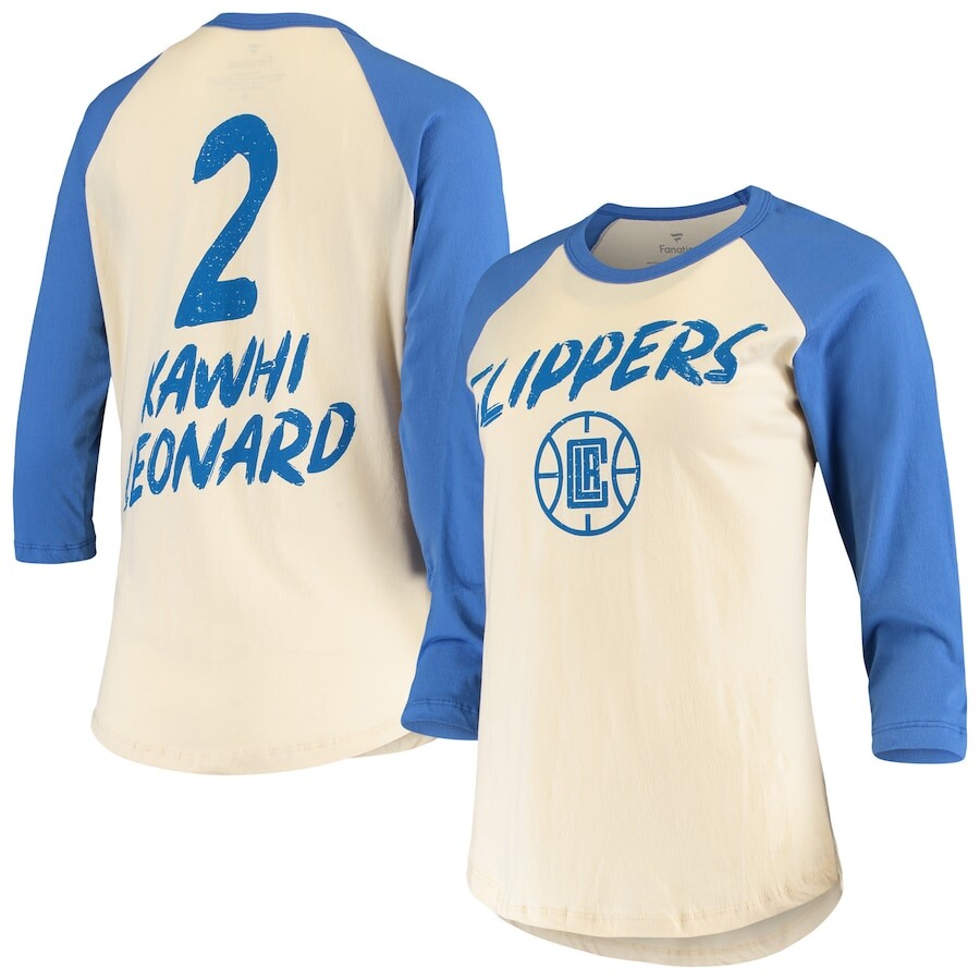 

Футболка с длинным рукавом Fanatics Branded La Clippers, кремовый