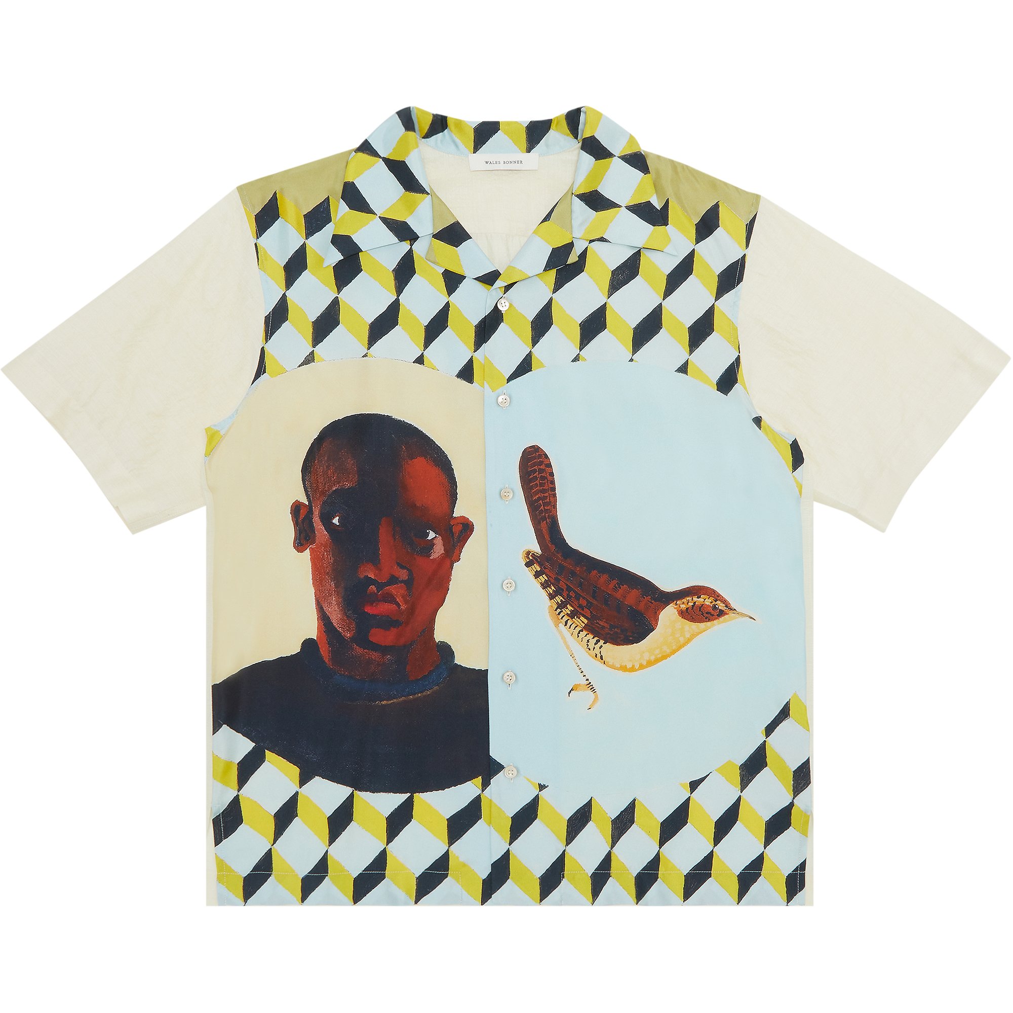 Рубашка Wales Bonner Birdsong, разноцветная original gangster aaron burr t shirt