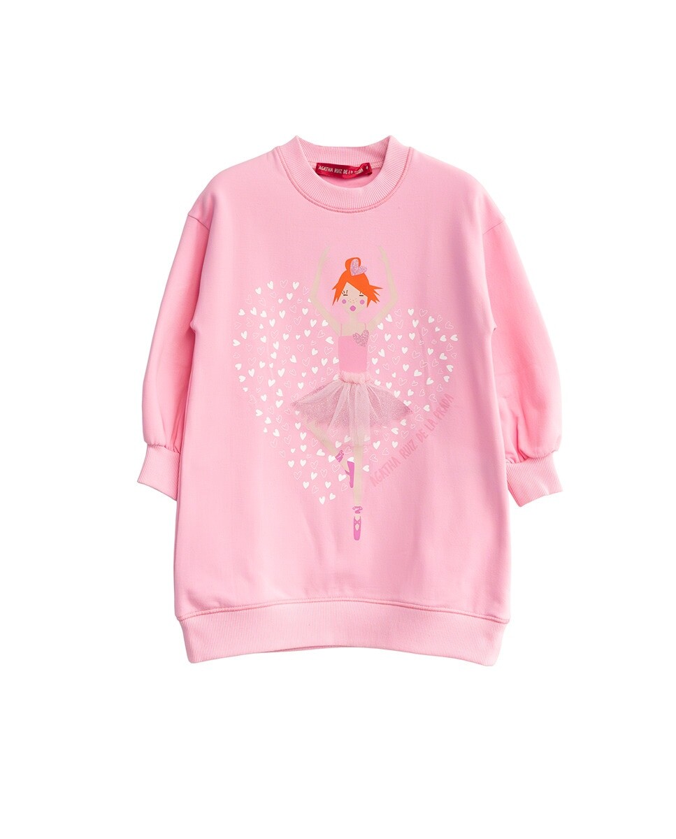 

Платье для девочки с балериной AGATHA RUIZ DE LA PRADA, розовый