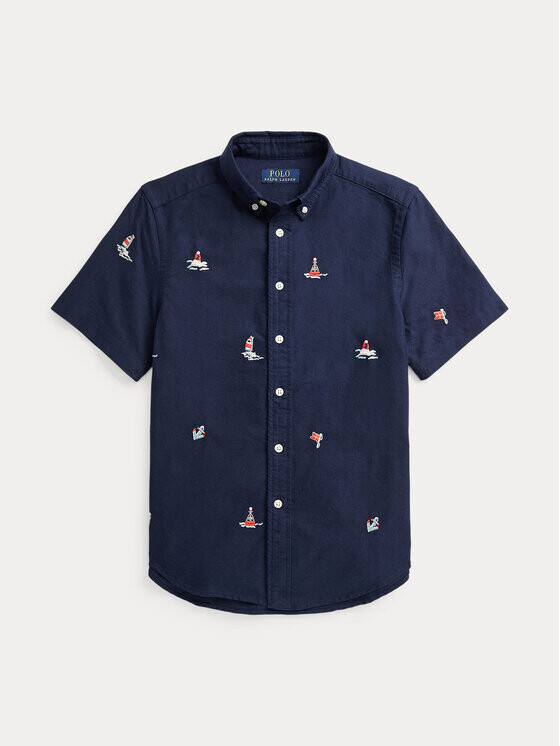 

Рубашка стандартного кроя Polo Ralph Lauren, синий