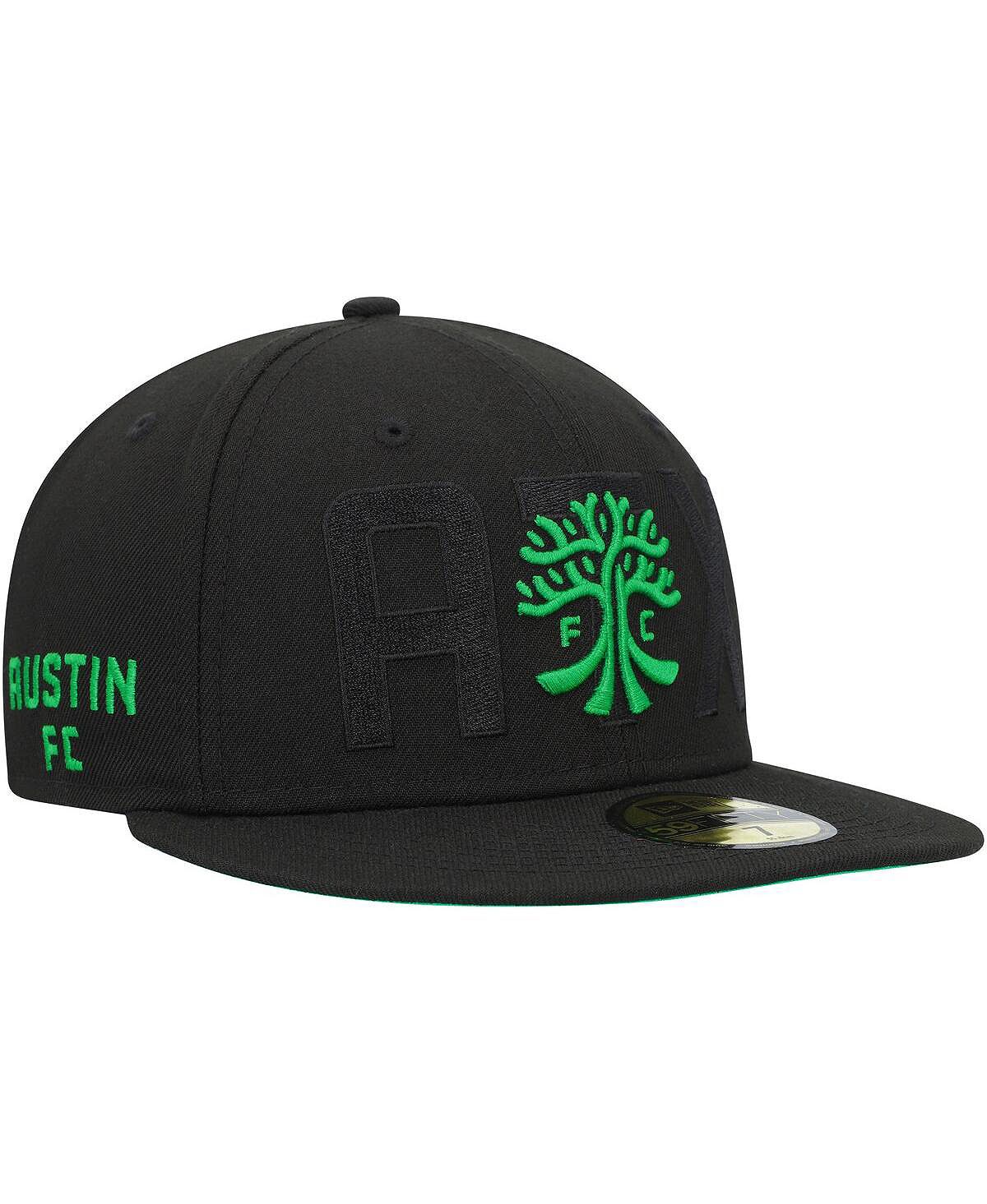 

Мужская черная приталенная кепка Austin FC Kick Off 59FIFTY New Era