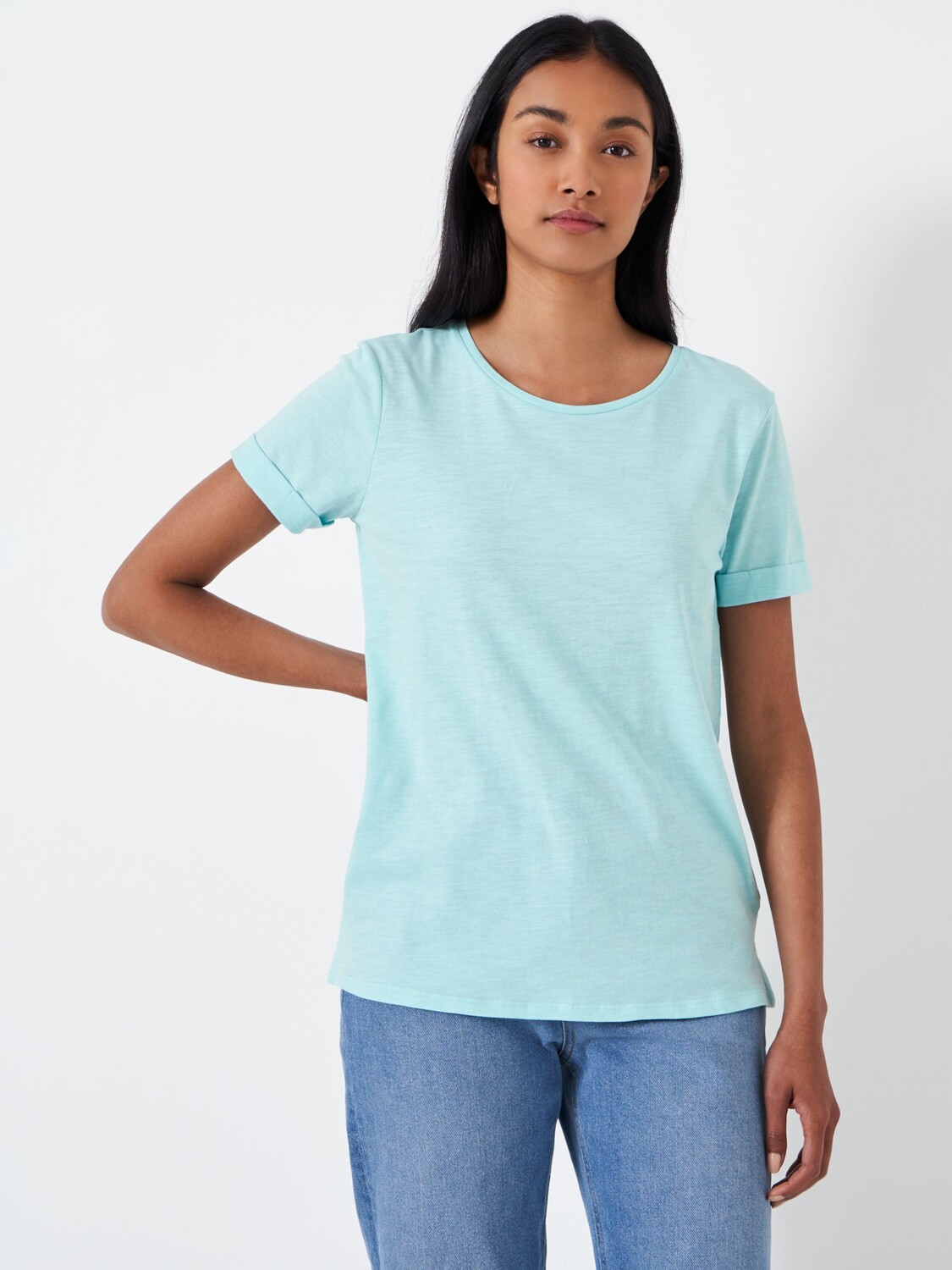 

Crew Clothing Футболка Perfect Crew Slub, цвет морской волны
