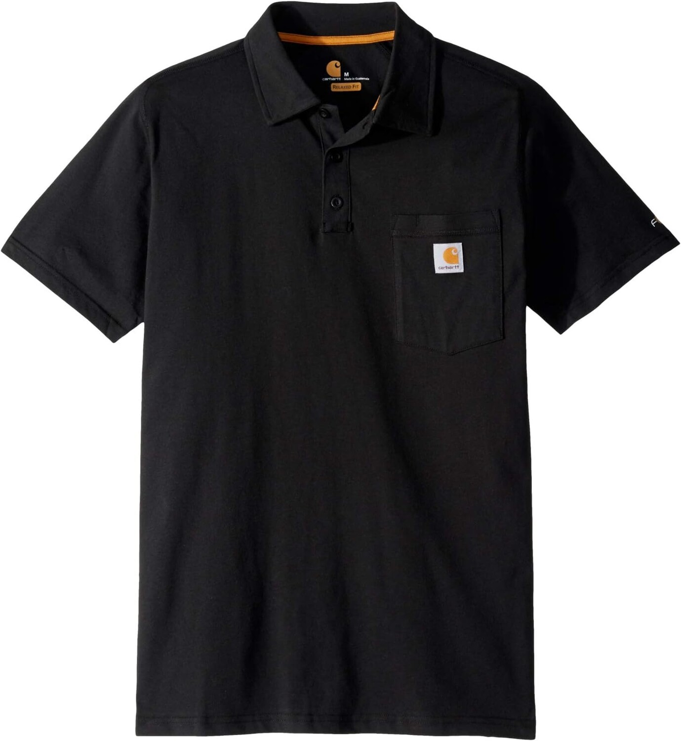 

Рубашка-поло Force Cotton Delmont Pocket Polo Carhartt, черный
