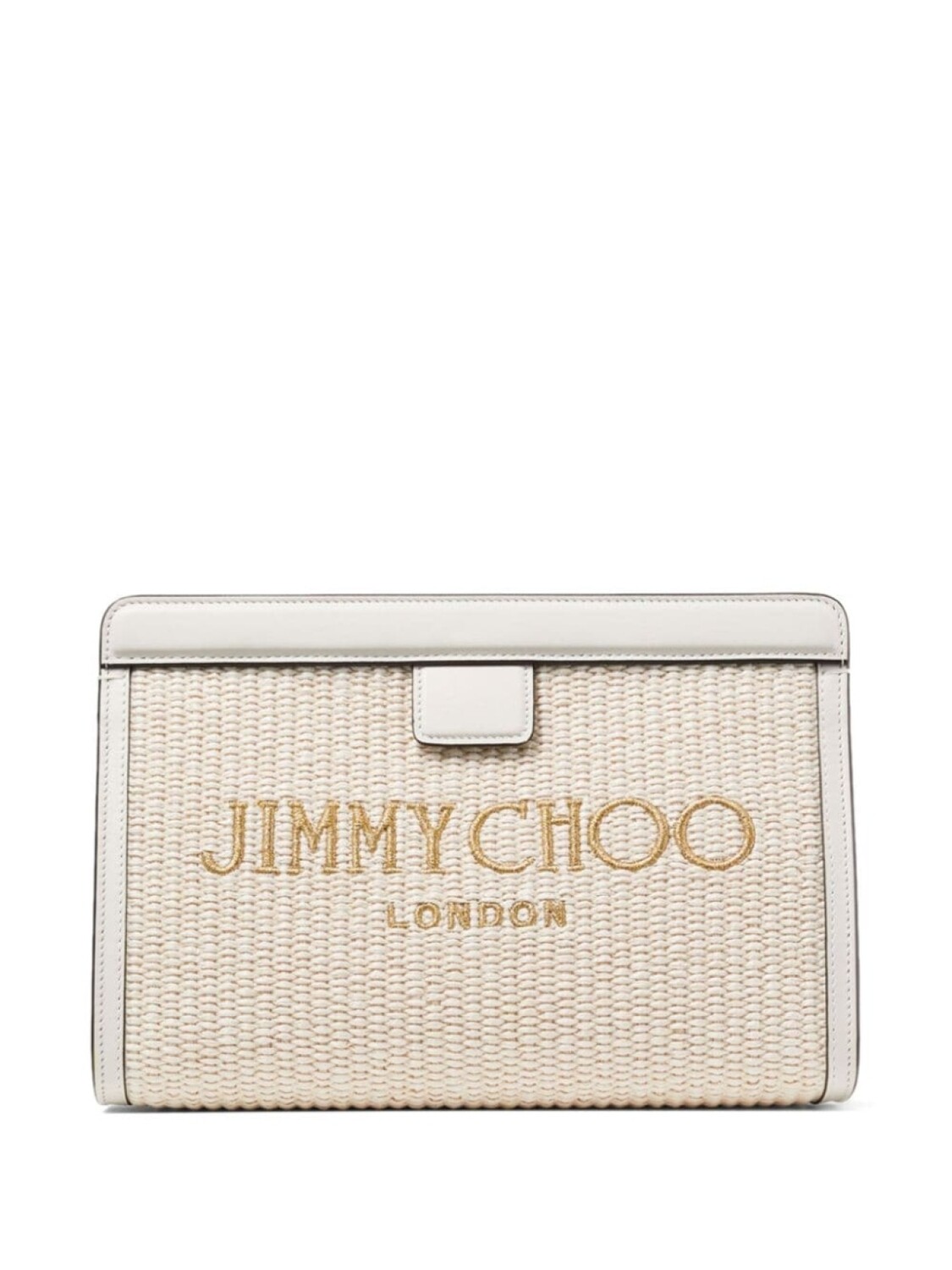 

Jimmy Choo клатч Avenue, нейтральный цвет