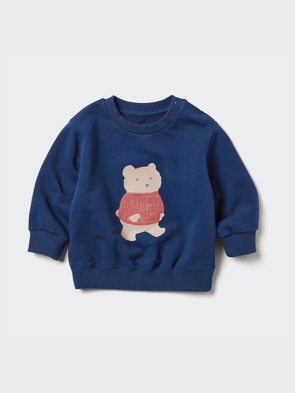 

Толстовка с рисунком Uniqlo, синий