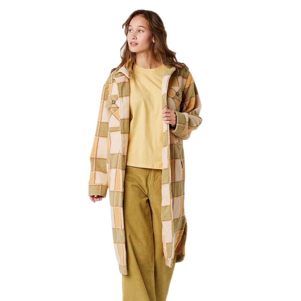 

Куртка Rip Curl Long Line Check, желтый