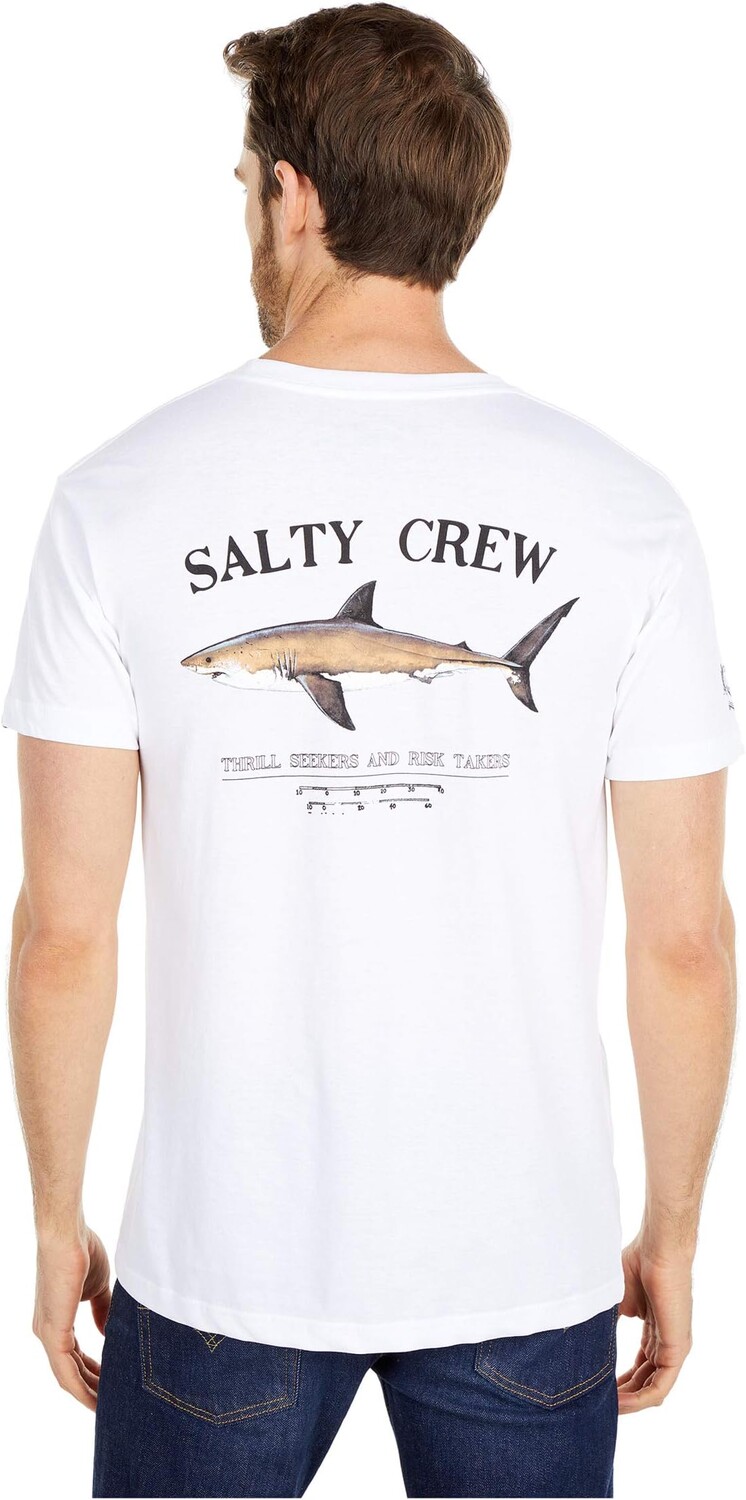 

Футболка Брюса с короткими рукавами Salty Crew, белый
