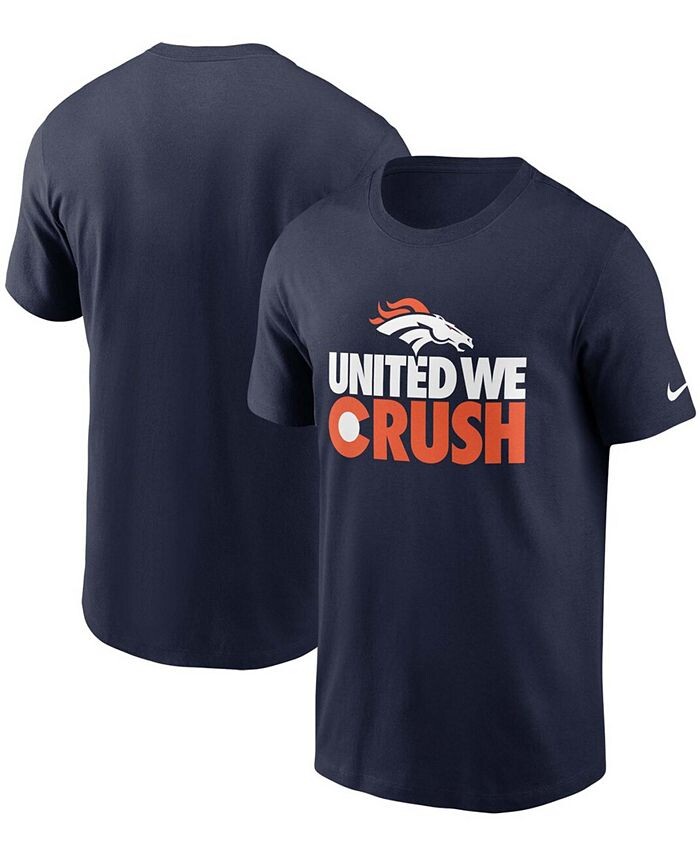 

Мужская футболка Denver Broncos Hometown Collection Crush Nike, синий