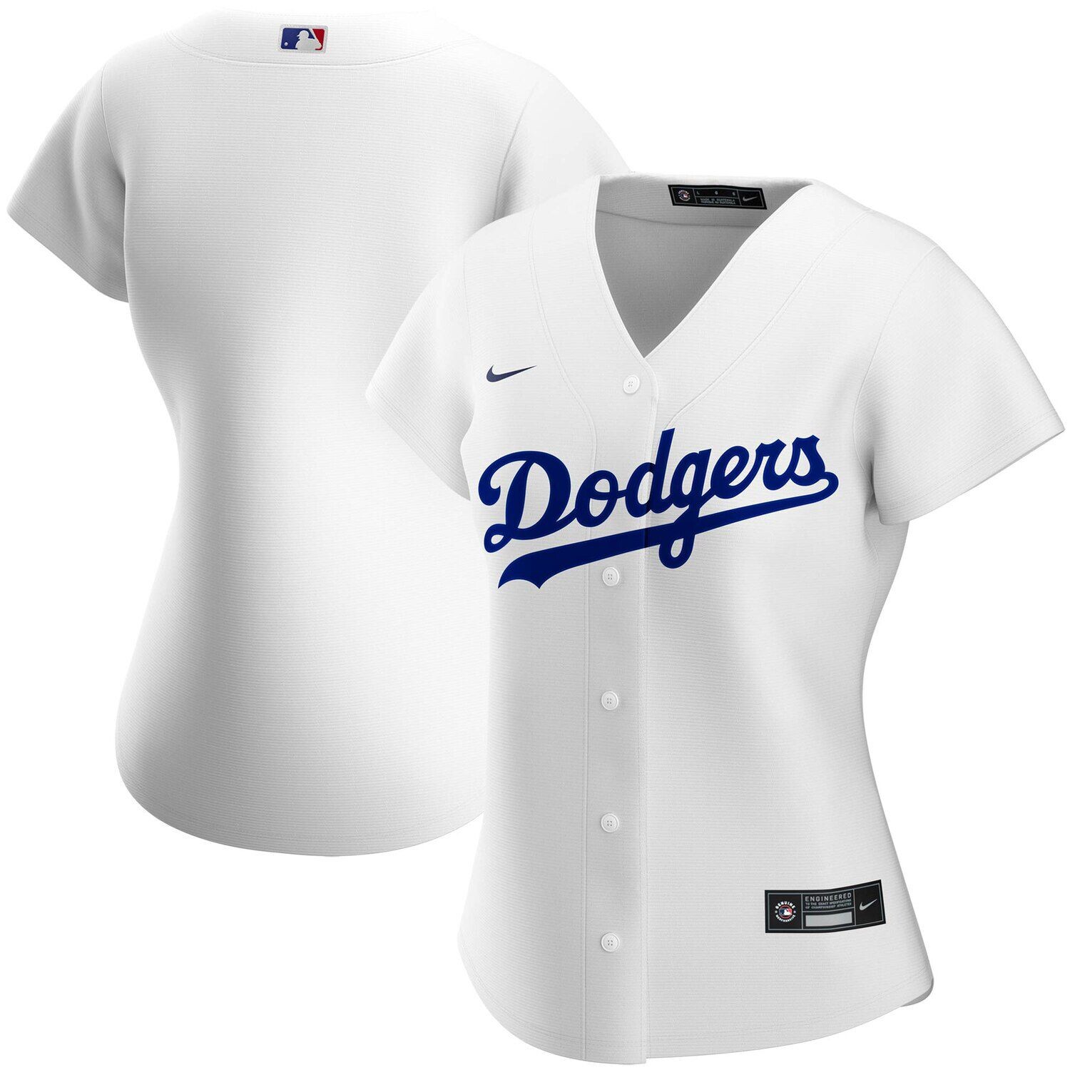 

Женская белая футболка Nike Los Angeles Dodgers Home Replica Team Nike, Белый