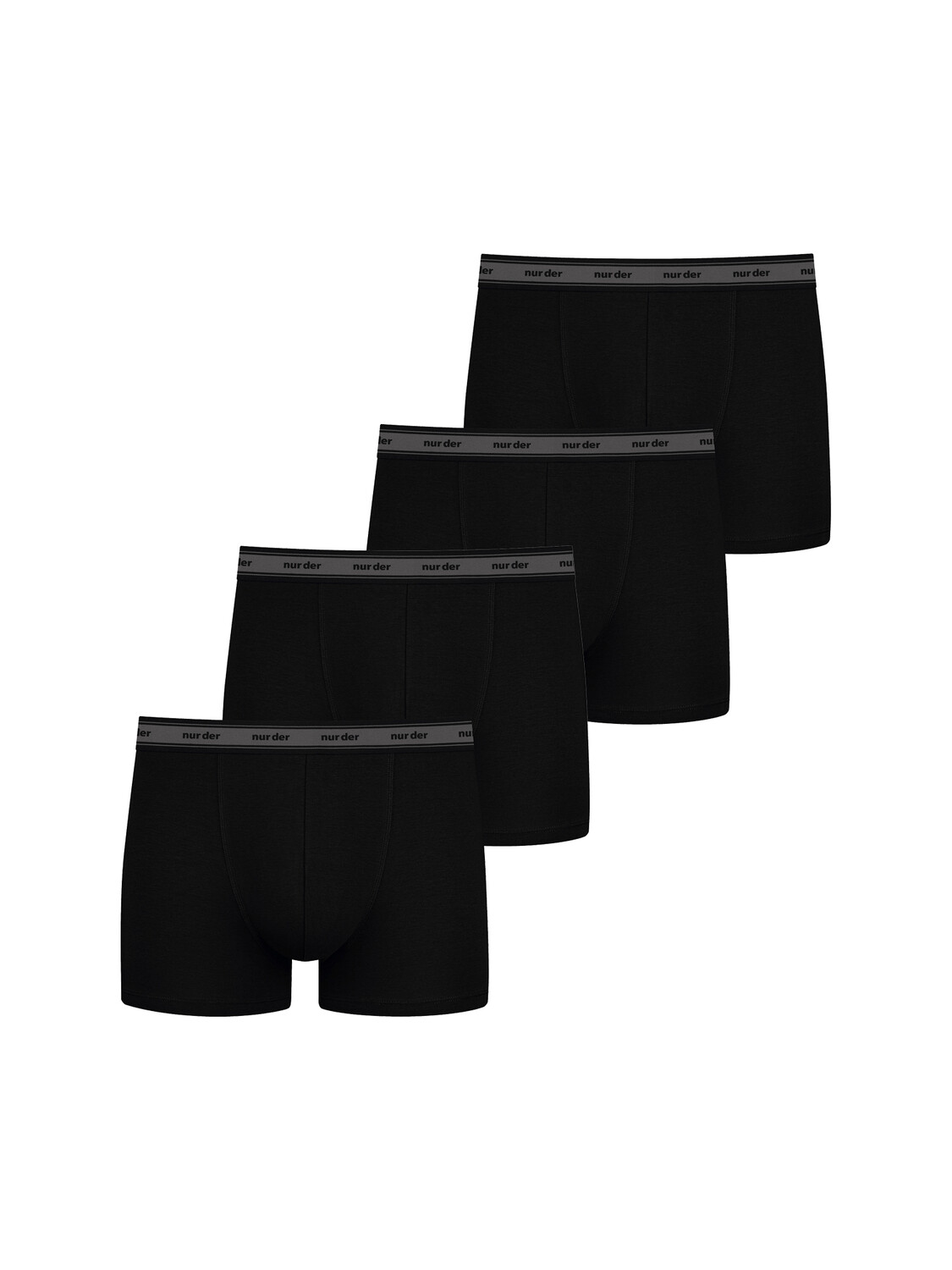 

Боксеры NUR DER Retro Boxer Organic Cotton, черный