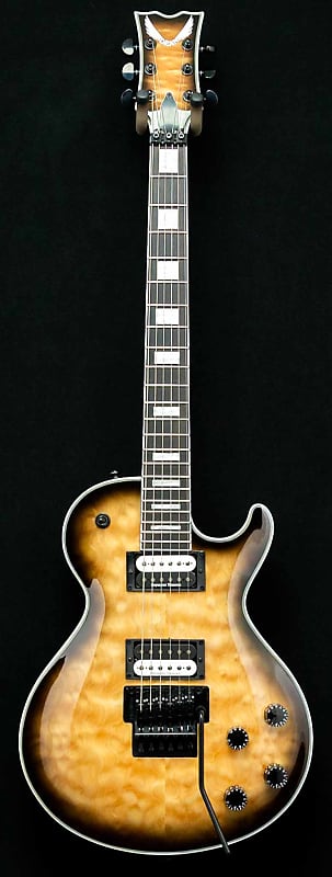 Электрогитара Dean Guitars Thoroughbred - Select - Quilt Maple - Floyd Rose - Natural Black Burst #2 2023 - Gloss