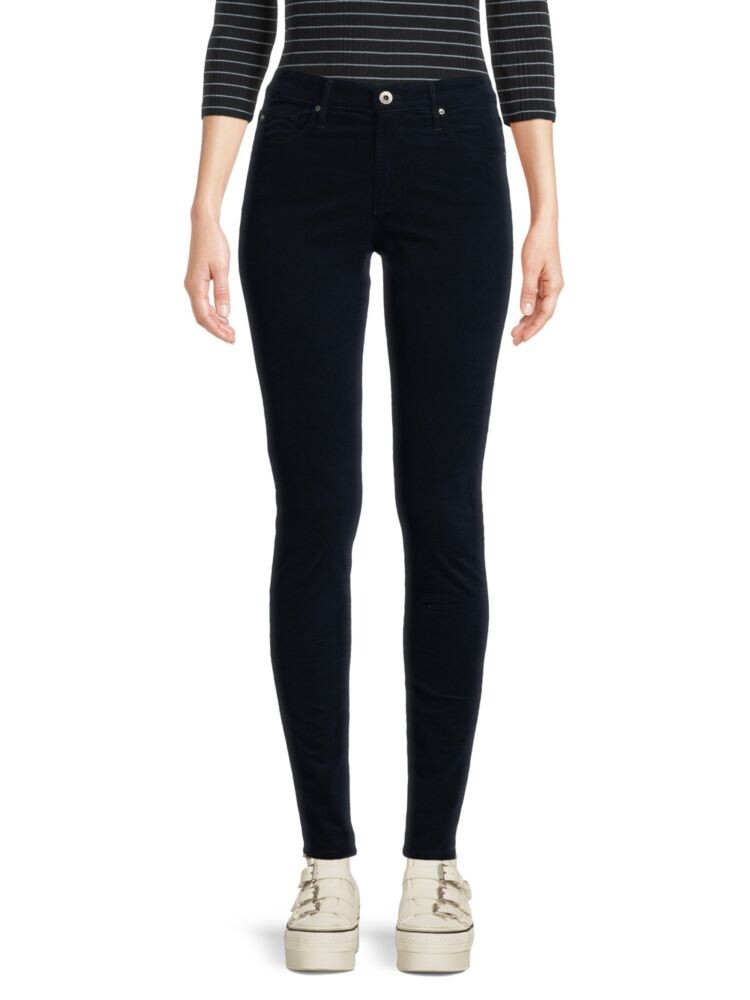 

Джинсы скинни с высокой посадкой Ag Jeans, цвет Deep Trench