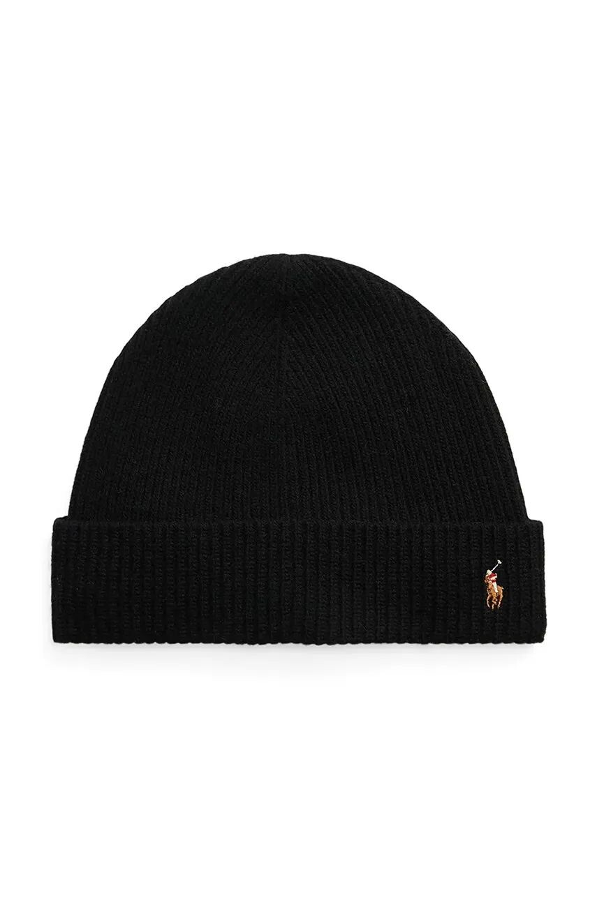

Шерстяная кепка Polo Ralph Lauren, черный