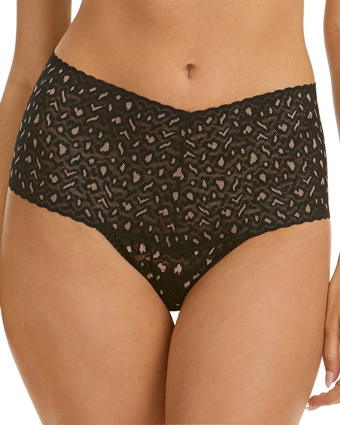 

Стринги с леопардовым принтом в стиле ретро Hanky Panky
