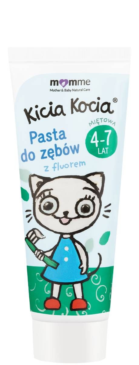 Momme Mięta 4-7 зубная паста для детей, 50 ml