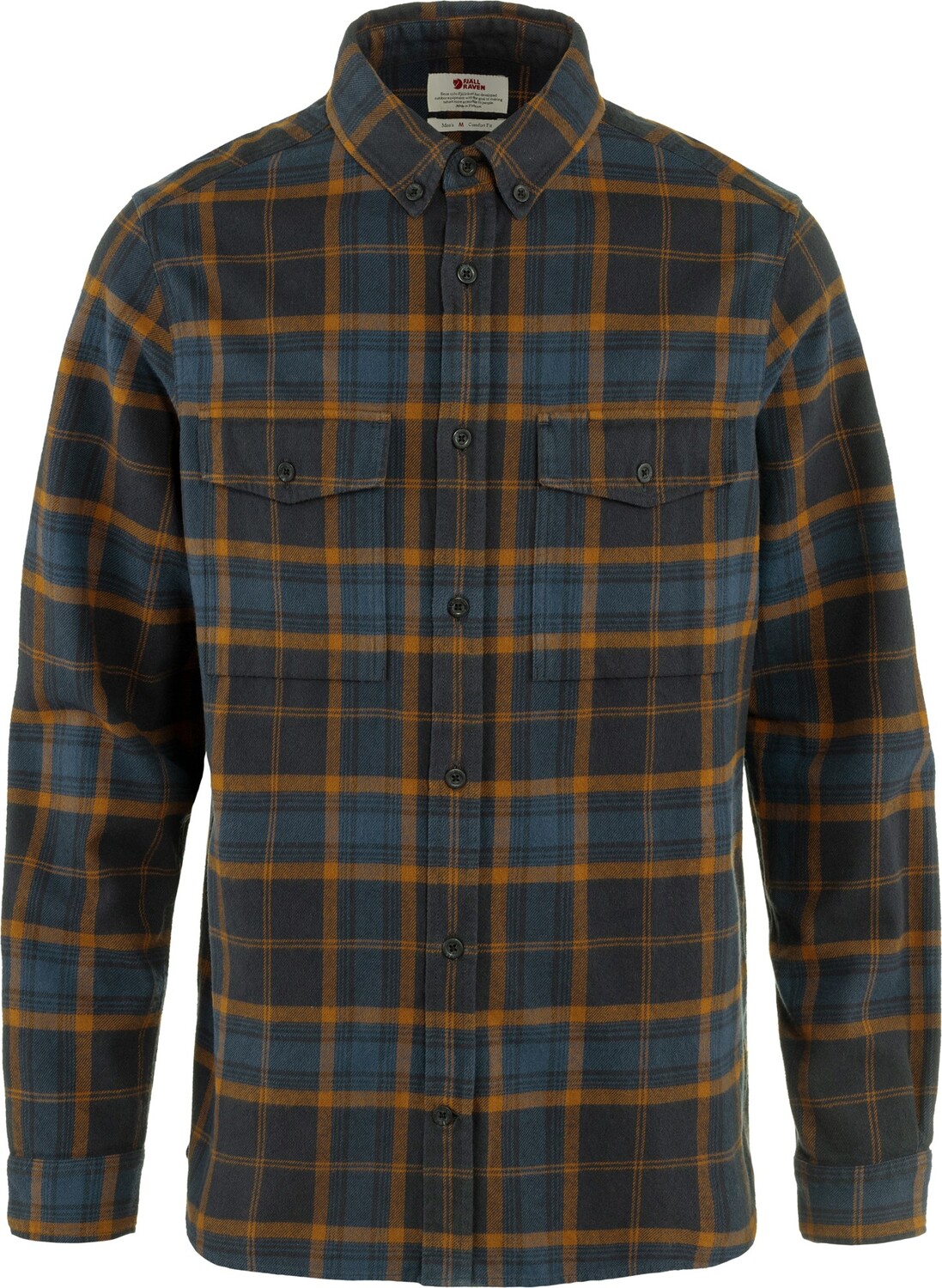 

Рубашка Ovik из твила - Мужская Fjallraven, синий