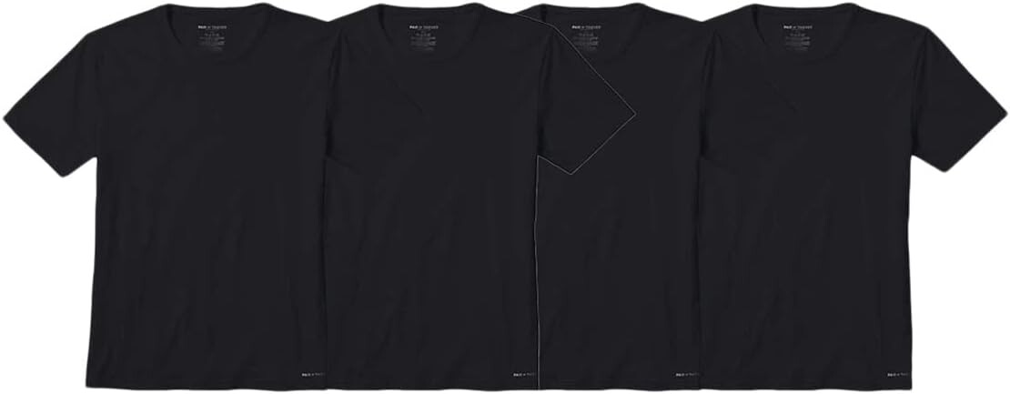 

RFE Super Soft Slim Fit майки с круглым вырезом, комплект из 4 шт. Pair of Thieves, черный