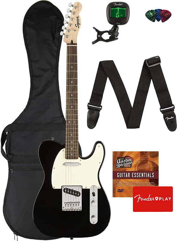 

Электрогитара Fender Squier Bullet Telecaster - Black w/ Gig Bag