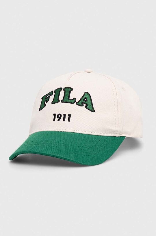 

Хлопковая бейсболка Fila, зеленый