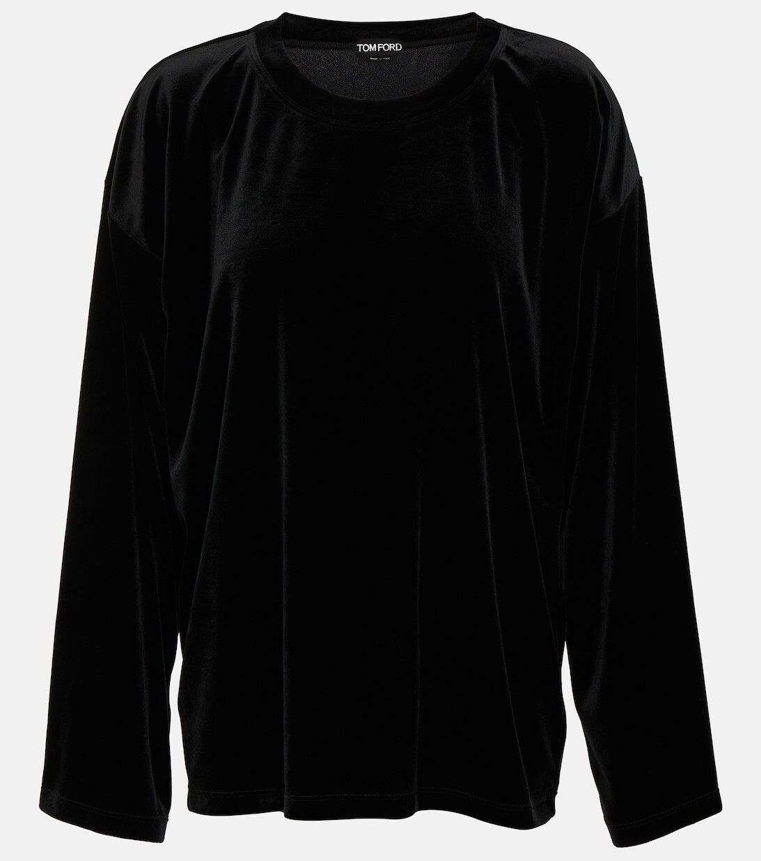 

Асимметричный топ из джерси TOM FORD, черный