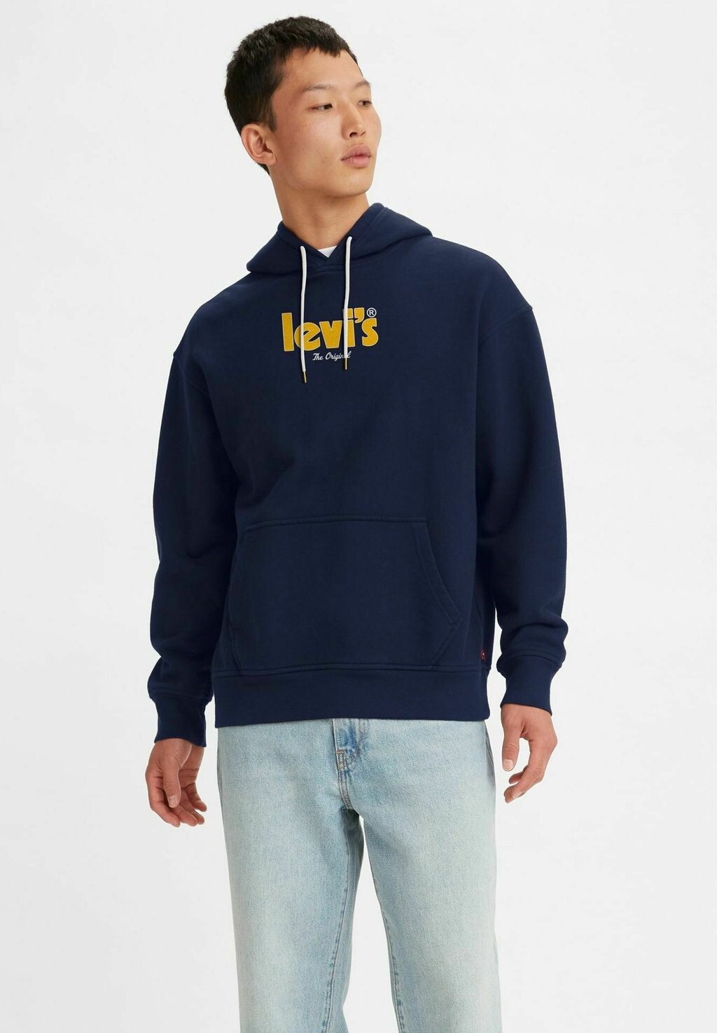 

Толстовка с капюшоном Levi's, синий деним