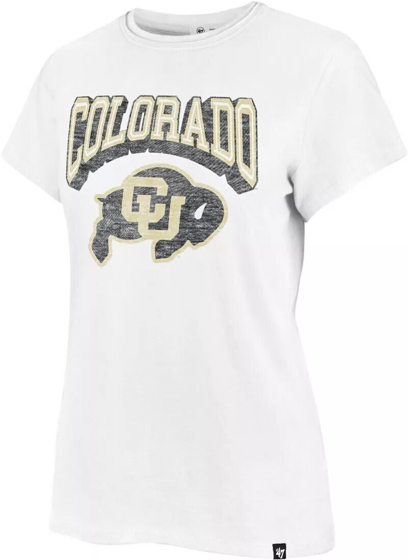 Женская белая футболка Спенсер '47 Colorado Buffaloes chika d женская футболка colorado buffaloes черная саншайн