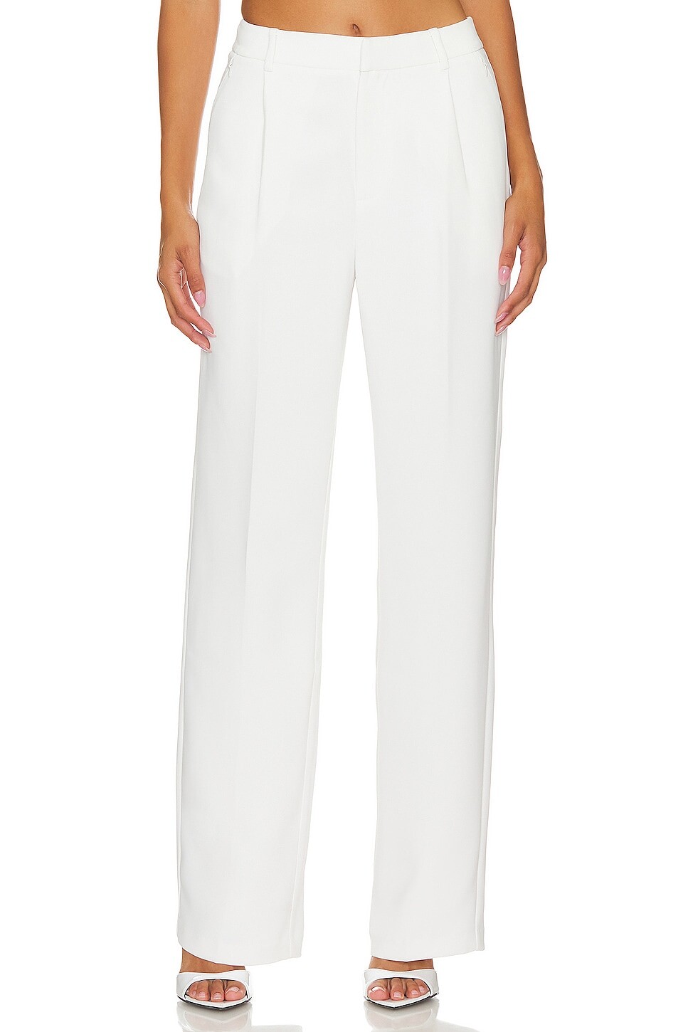

Брюки Good American Suiting Column Trouser, цвет Ivory001