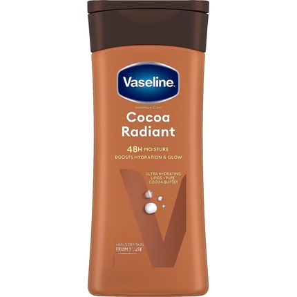 Сияющий лосьон для тела с какао для интенсивной терапии 200 мл, Vaseline