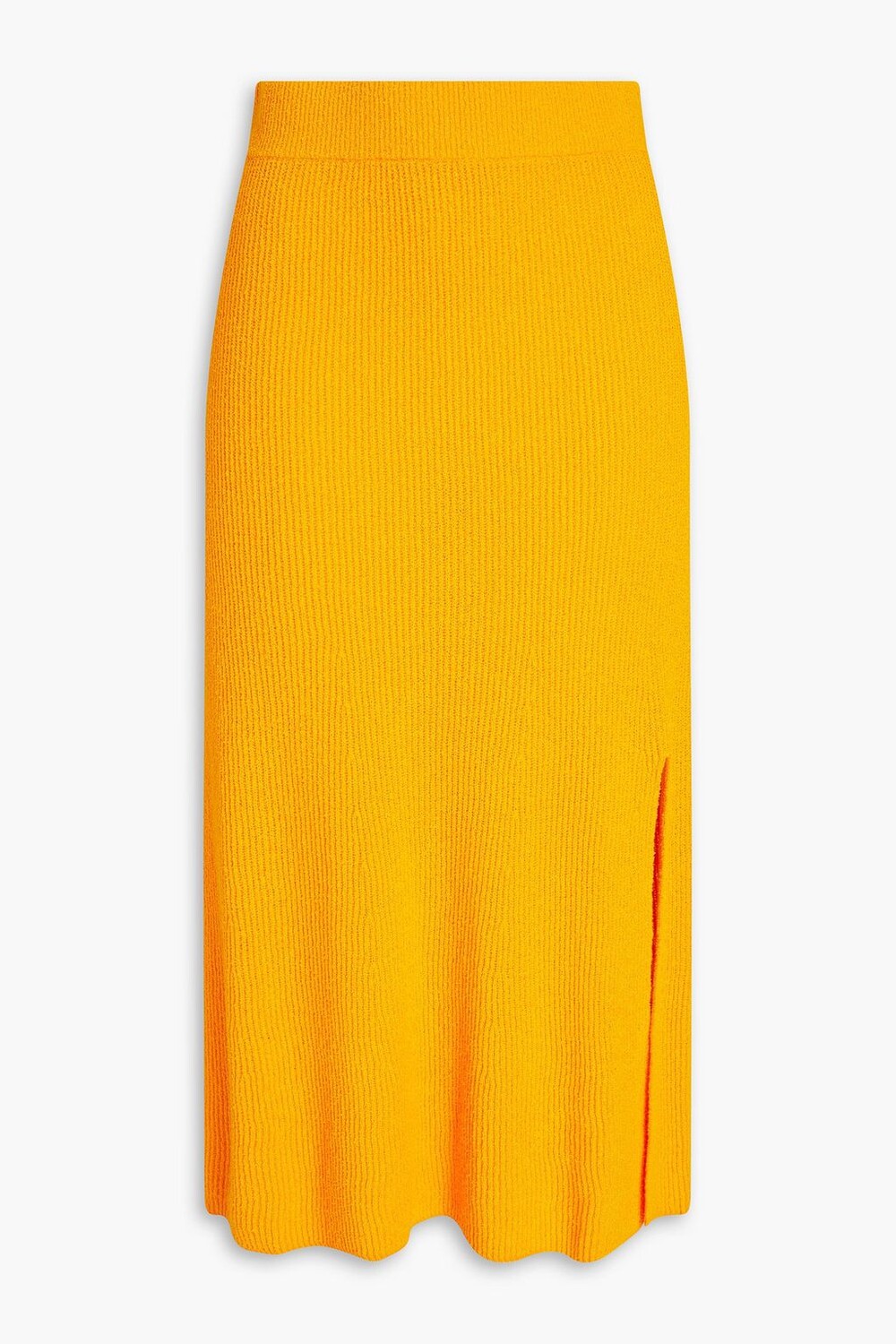 

Юбка миди Soleil в рубчик из смесового хлопка RAG & BONE, бархатцы