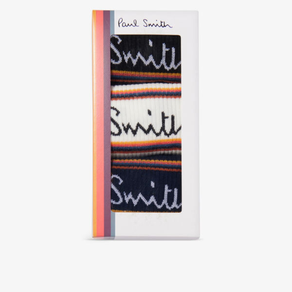

Спортивные носки из смесового хлопка, комплект из трех штук Paul Smith, мультиколор