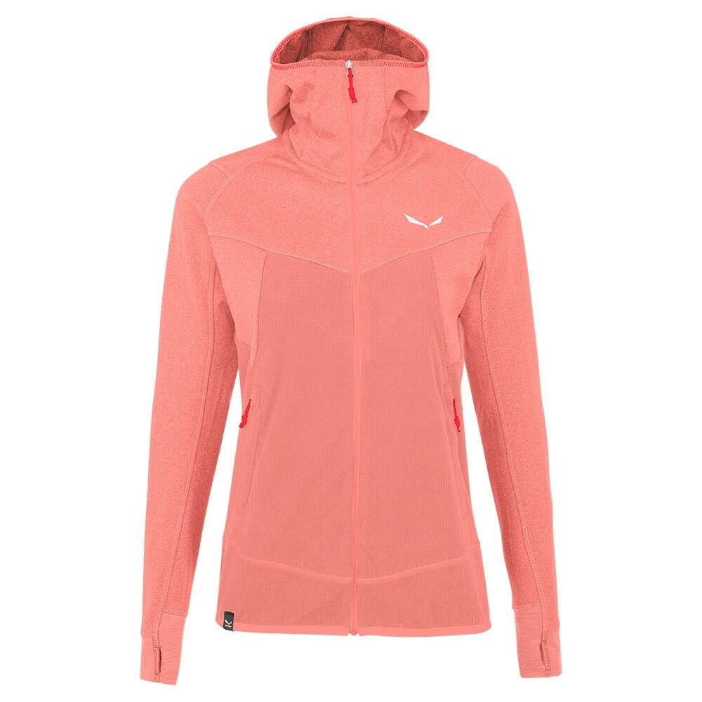 

Худи Salewa Puez Hybrid Polarlite, розовый