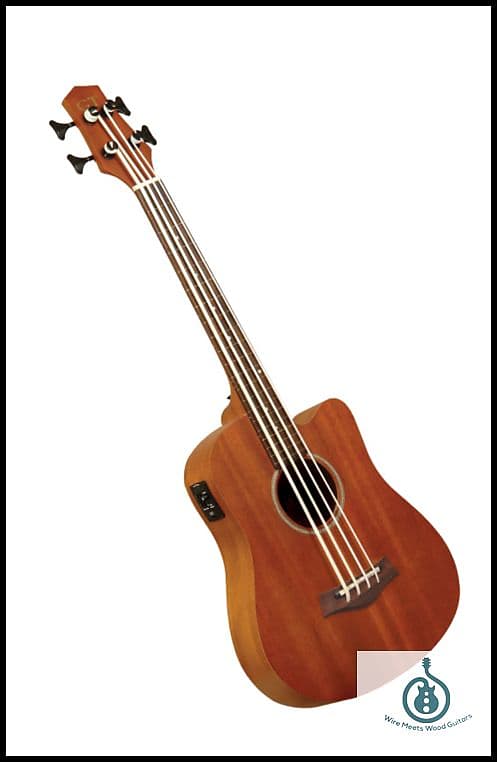 Басс гитара Gold Tone M-BASS25 25-Inch Scale Acoustic-Electric MicroBass w/ Gig Bag;