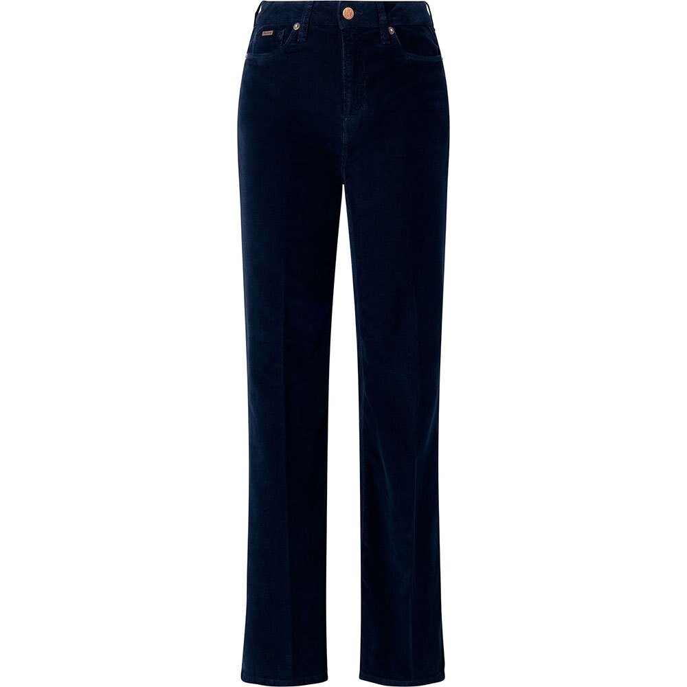 

Брюки Pepe Jeans Willa Cord High Waist, синий